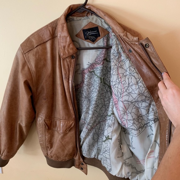 giovanni Jackets & Coats Vintage Genuine Leather Motor Jacket